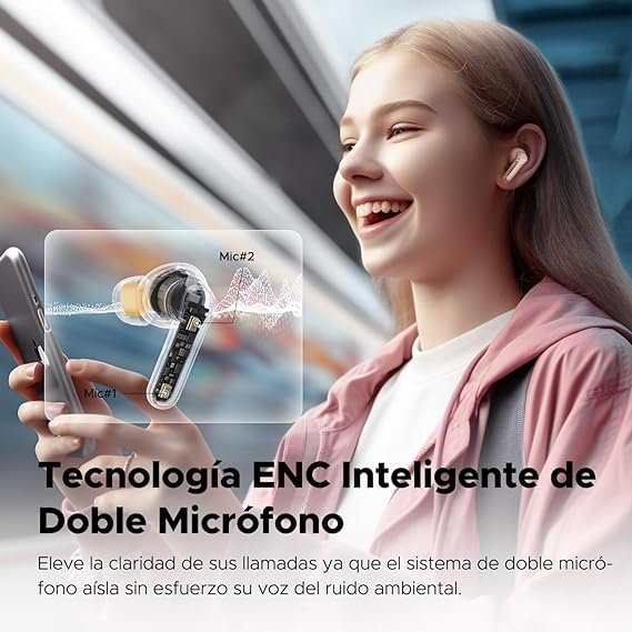 Audífonos con micrófono para llamadas claras