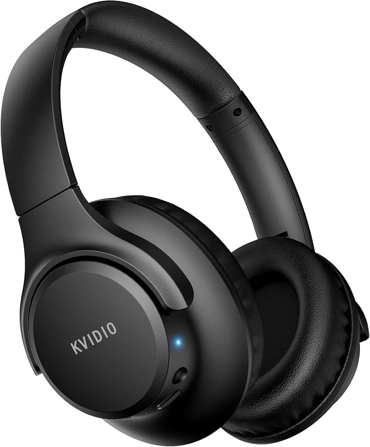 KVIDIO - Auriculares Bluetooth sobre la oreja, 55 horas de reproducción