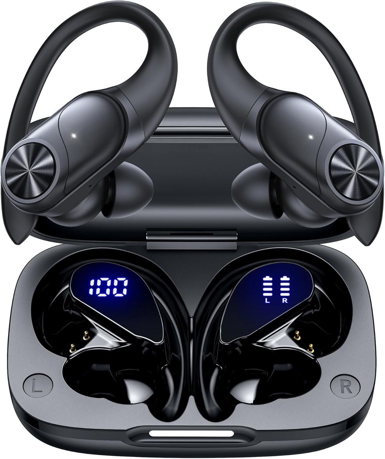 PocBuds Auriculares Bluetooth inalámbricos 80 horas de reproducción