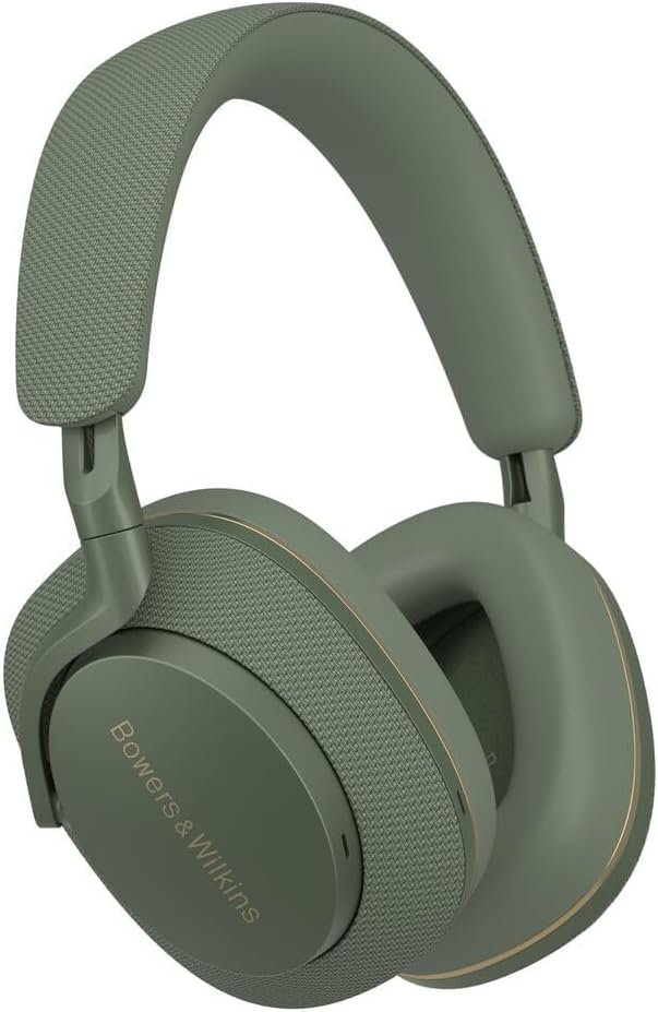 Bowers & Wilkins Px7 S2e - Auriculares sobre la oreja, cancelación de ruido mejorada y modo de transparencia