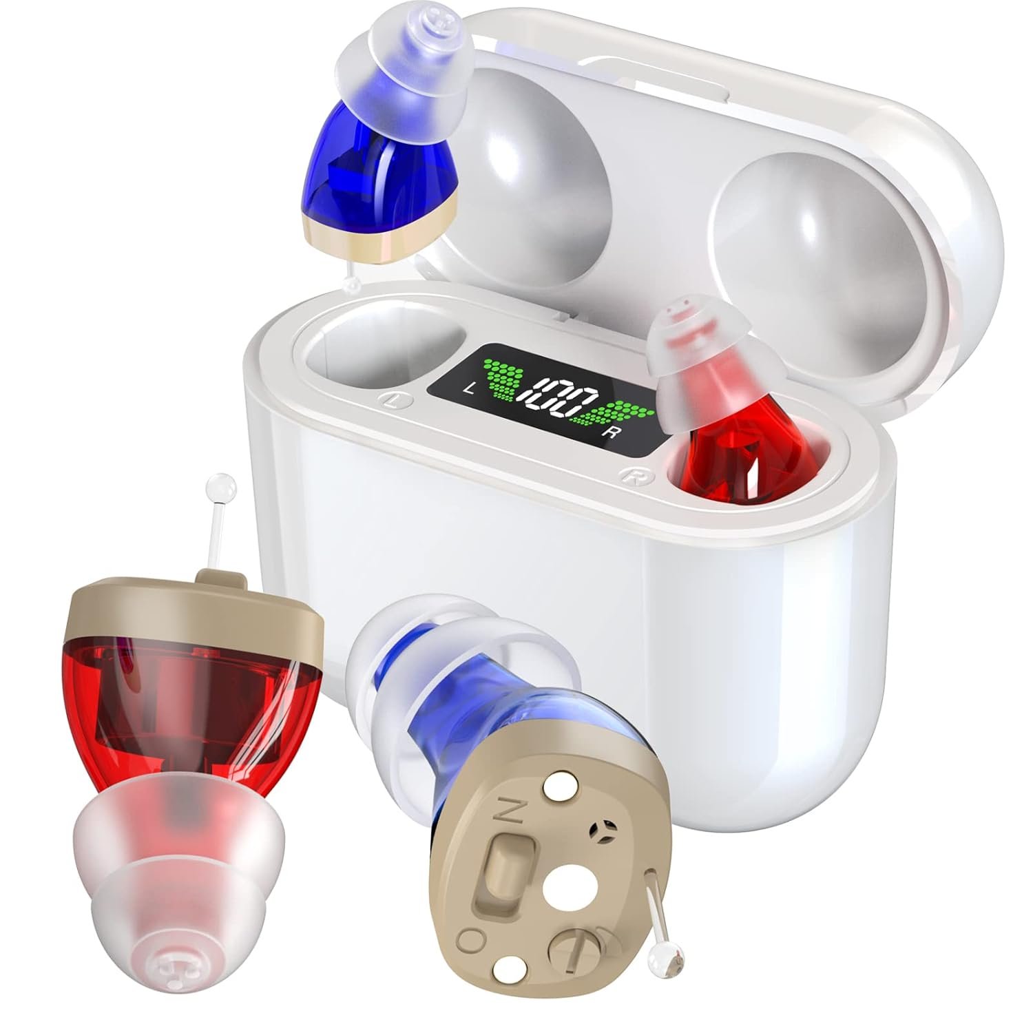 Audífonos OTC recargables